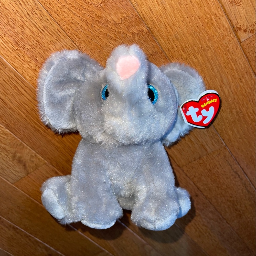 Elephant Beanie Boo Stuffed Animal - Picture 1 of 2